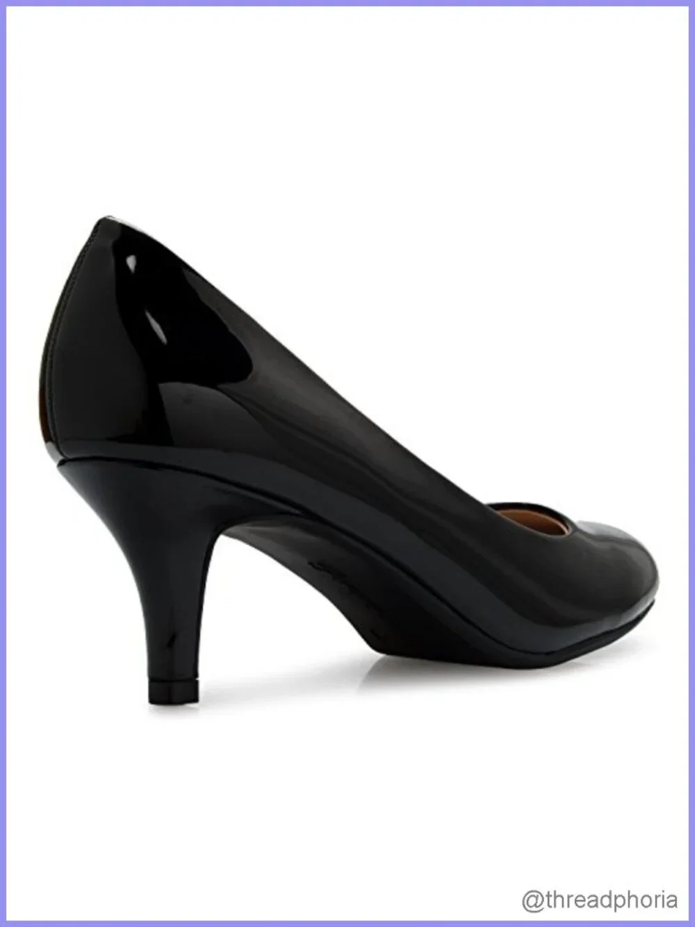 Women's Kitten Heel Dress Pumps Classic Round Toe Mid Heel 2.75